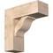Ekena Millwork Funston Block Smooth Bracket w/ Offset Brace, Douglas Fir, 7 1/2"W x 20"D x 20"H BKT0806X20X20FST05SDF - alternate 1